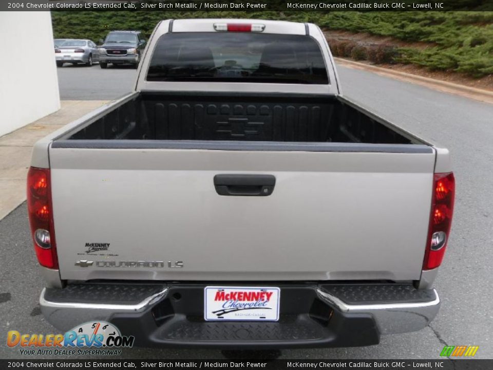 2004 Chevrolet Colorado LS Extended Cab Silver Birch Metallic / Medium Dark Pewter Photo #3