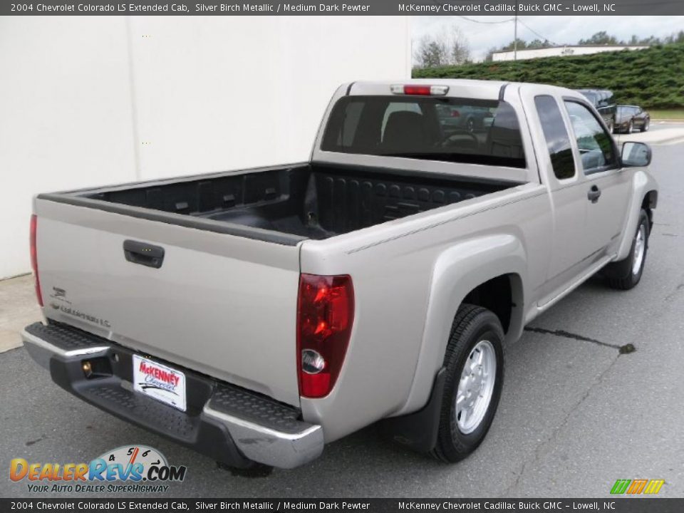 2004 Chevrolet Colorado LS Extended Cab Silver Birch Metallic / Medium Dark Pewter Photo #4