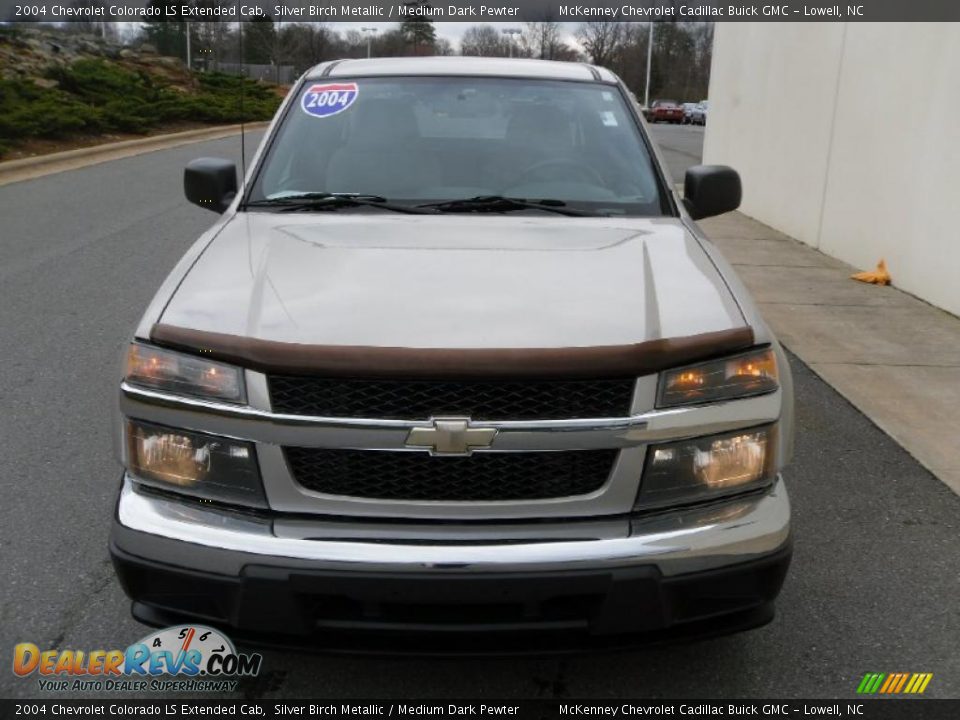 2004 Chevrolet Colorado LS Extended Cab Silver Birch Metallic / Medium Dark Pewter Photo #6