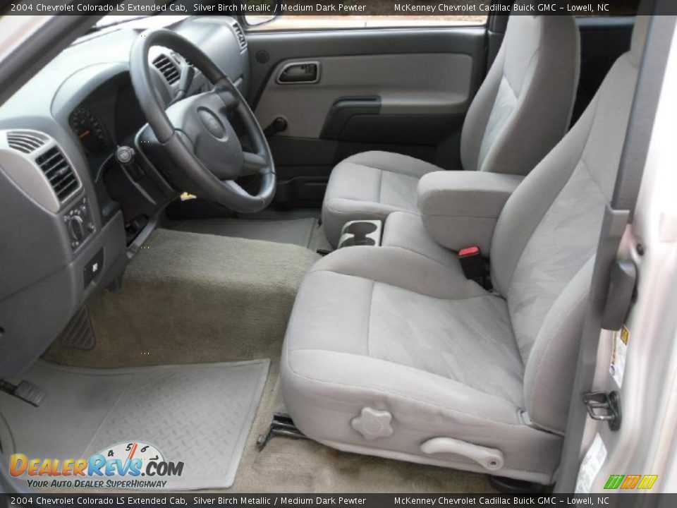 2004 Chevrolet Colorado LS Extended Cab Silver Birch Metallic / Medium Dark Pewter Photo #8