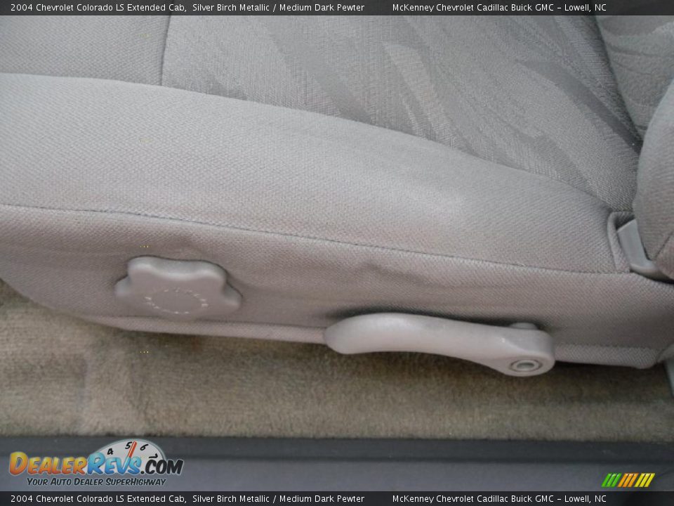 2004 Chevrolet Colorado LS Extended Cab Silver Birch Metallic / Medium Dark Pewter Photo #9