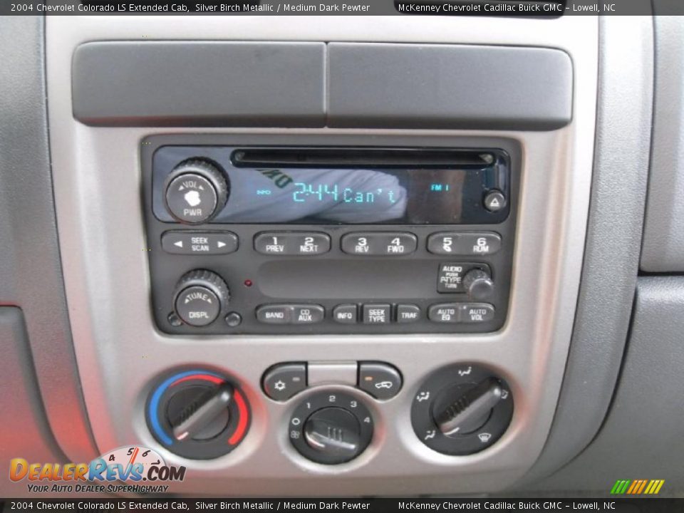 2004 Chevrolet Colorado LS Extended Cab Silver Birch Metallic / Medium Dark Pewter Photo #11