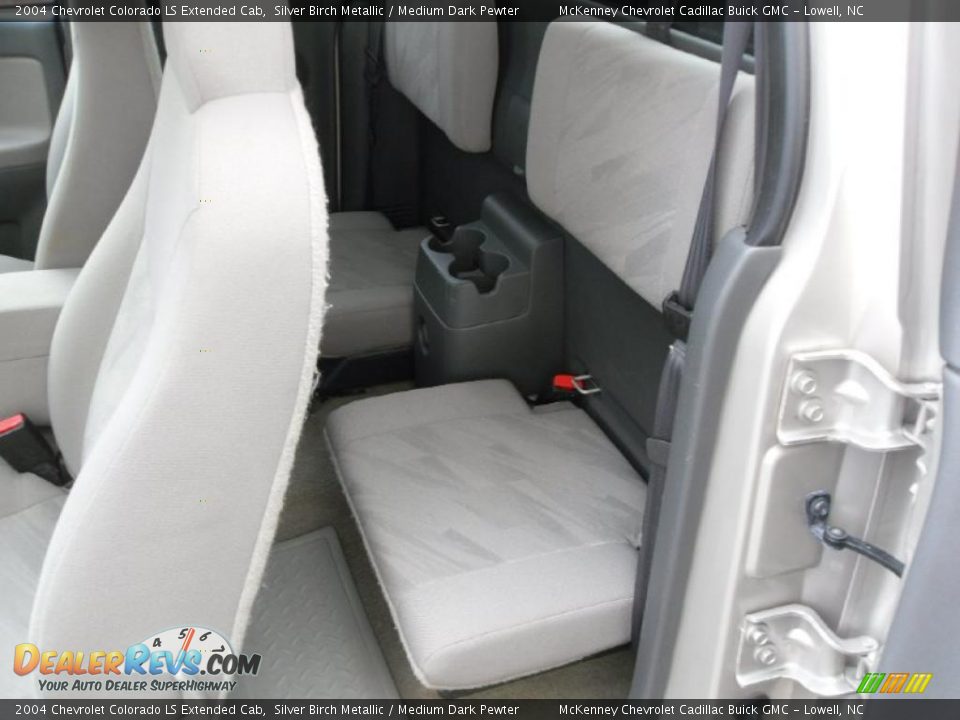 2004 Chevrolet Colorado LS Extended Cab Silver Birch Metallic / Medium Dark Pewter Photo #12