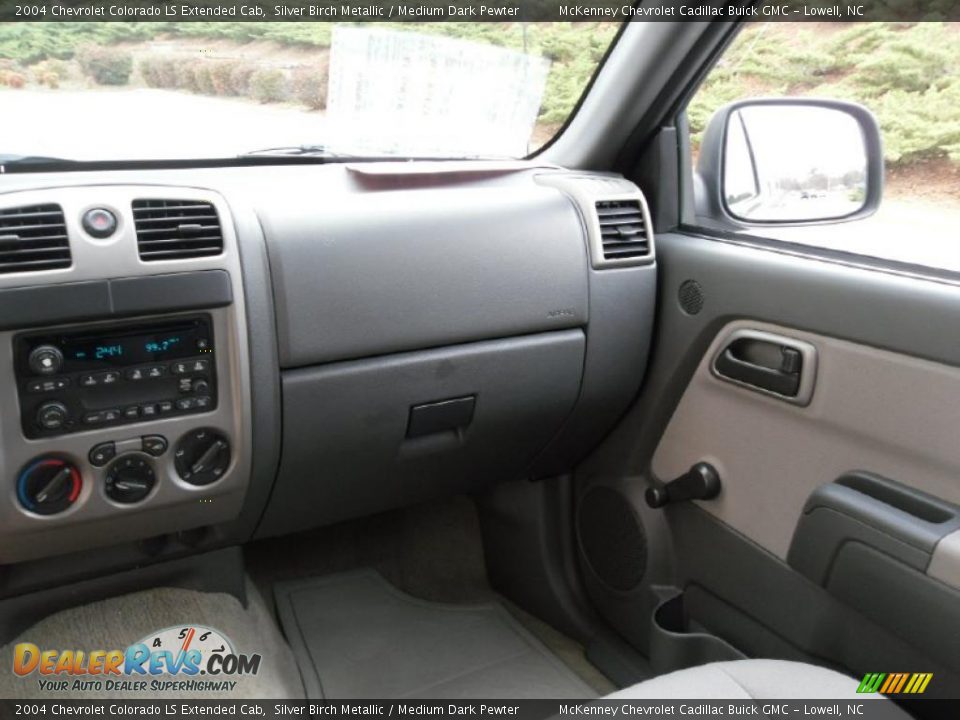 2004 Chevrolet Colorado LS Extended Cab Silver Birch Metallic / Medium Dark Pewter Photo #14