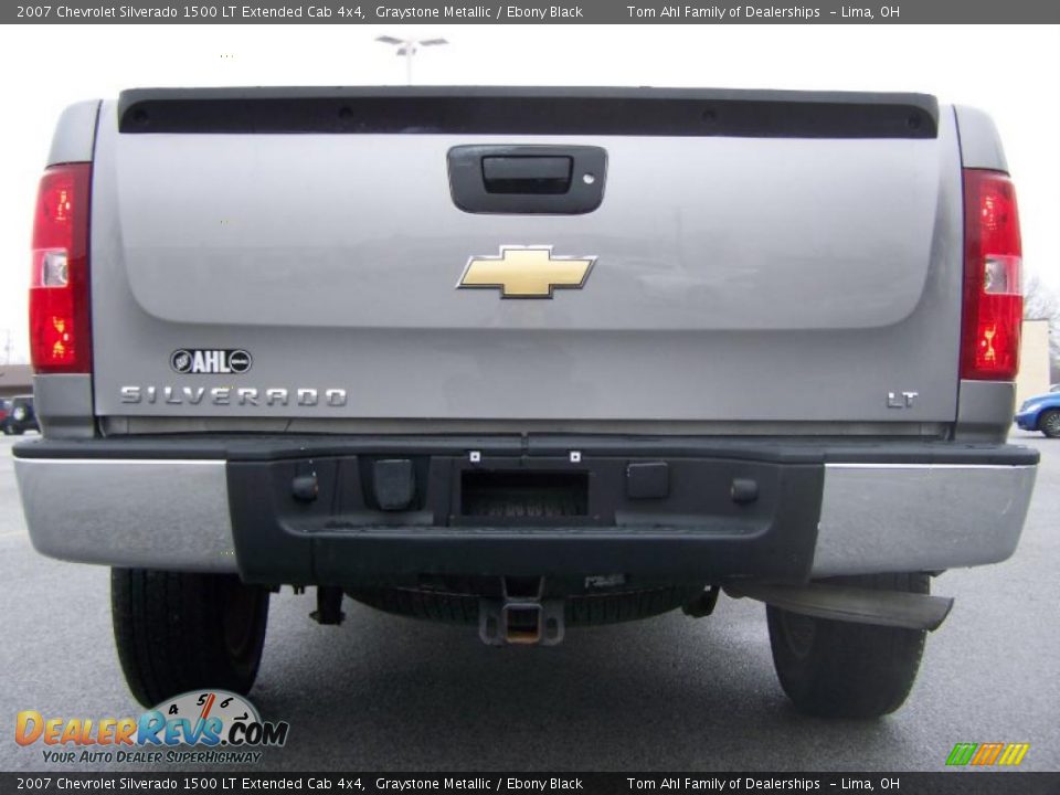 2007 Chevrolet Silverado 1500 LT Extended Cab 4x4 Graystone Metallic / Ebony Black Photo #6