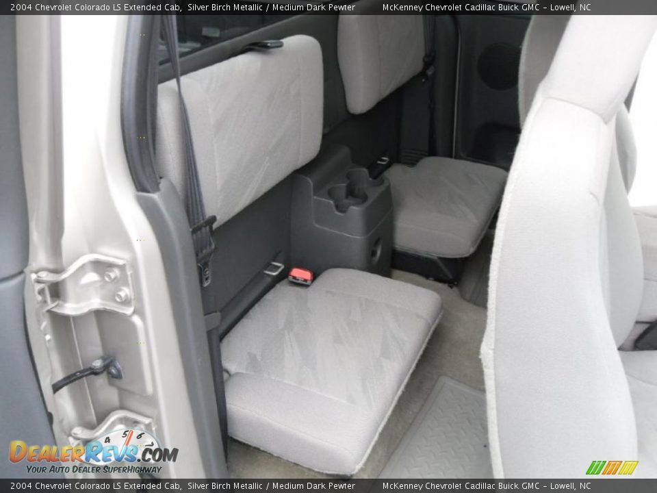 2004 Chevrolet Colorado LS Extended Cab Silver Birch Metallic / Medium Dark Pewter Photo #15