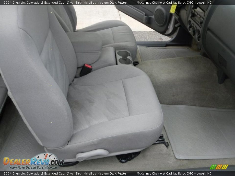 2004 Chevrolet Colorado LS Extended Cab Silver Birch Metallic / Medium Dark Pewter Photo #16