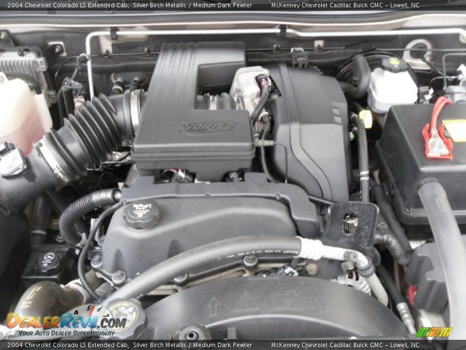 2004 Chevrolet Colorado LS Extended Cab Silver Birch Metallic / Medium Dark Pewter Photo #21