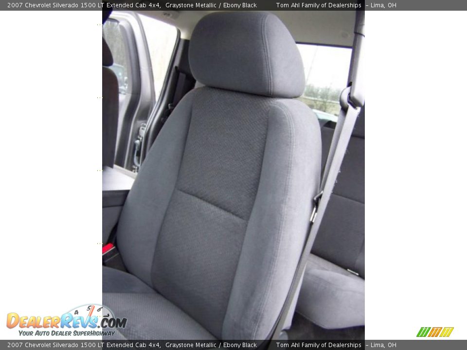 2007 Chevrolet Silverado 1500 LT Extended Cab 4x4 Graystone Metallic / Ebony Black Photo #10