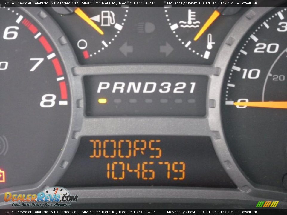 2004 Chevrolet Colorado LS Extended Cab Silver Birch Metallic / Medium Dark Pewter Photo #24