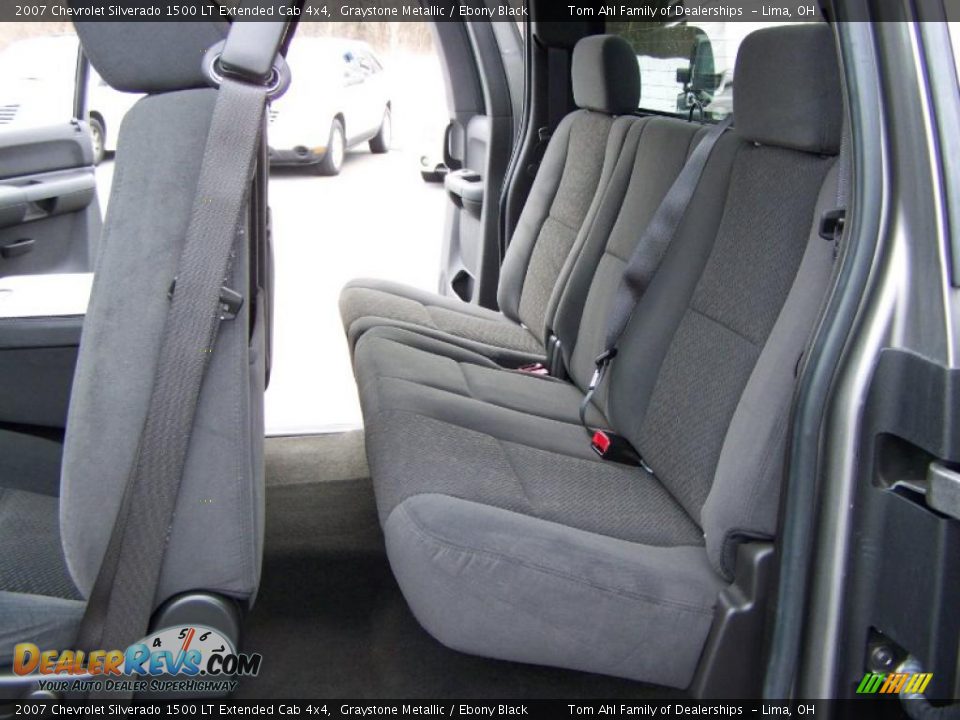 2007 Chevrolet Silverado 1500 LT Extended Cab 4x4 Graystone Metallic / Ebony Black Photo #13