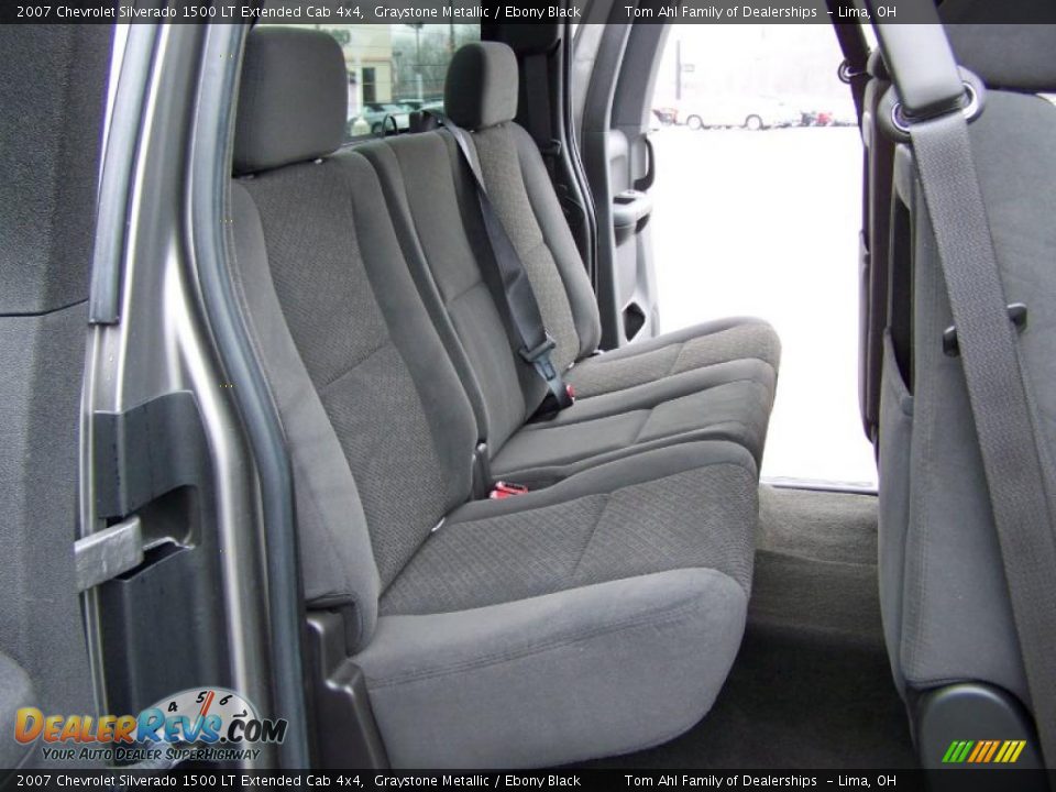 2007 Chevrolet Silverado 1500 LT Extended Cab 4x4 Graystone Metallic / Ebony Black Photo #14