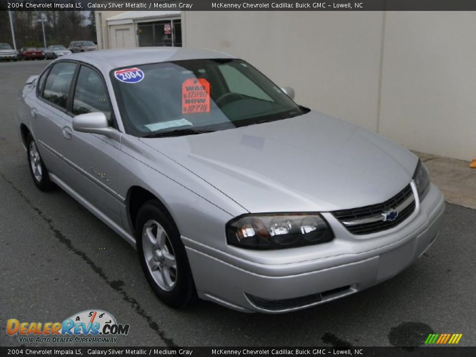 2004 Chevrolet Impala LS Galaxy Silver Metallic / Medium Gray Photo #5