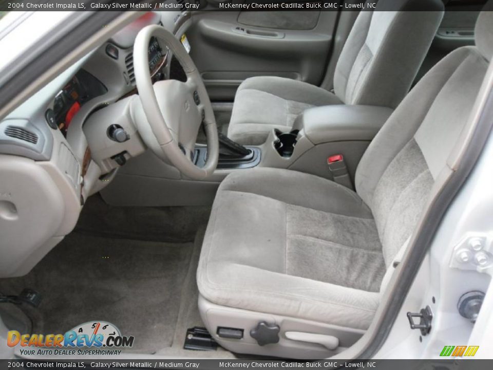 2004 Chevrolet Impala LS Galaxy Silver Metallic / Medium Gray Photo #8
