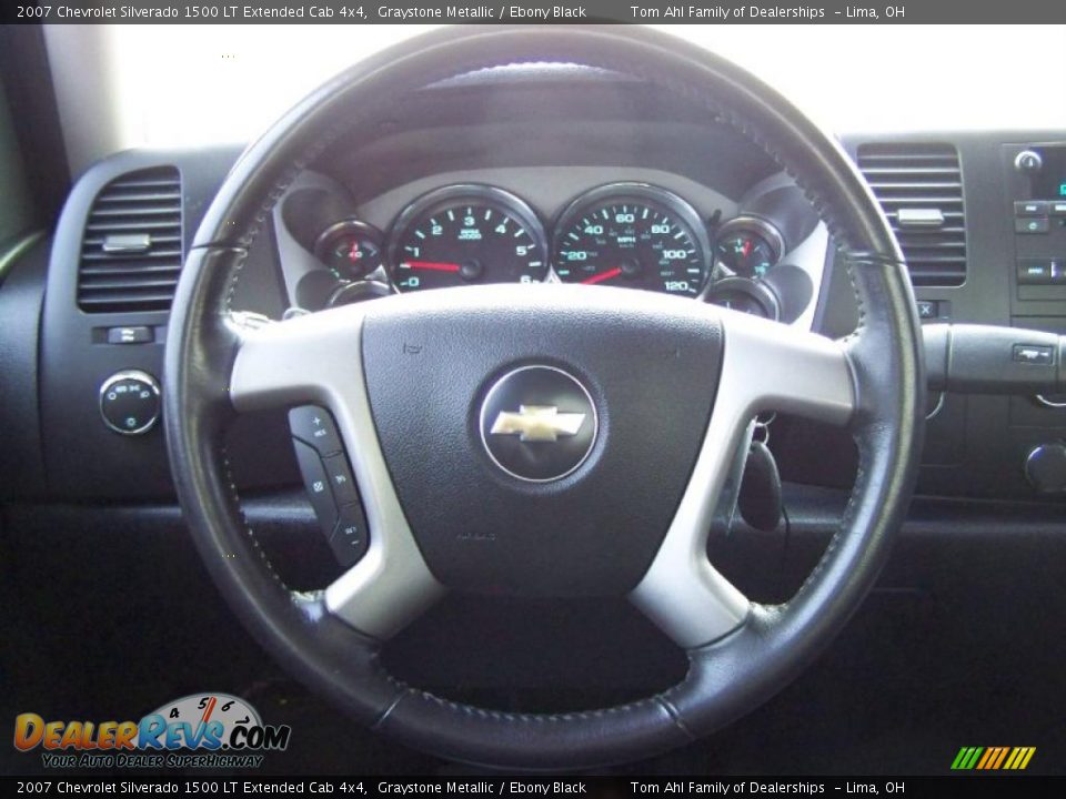 2007 Chevrolet Silverado 1500 LT Extended Cab 4x4 Graystone Metallic / Ebony Black Photo #19