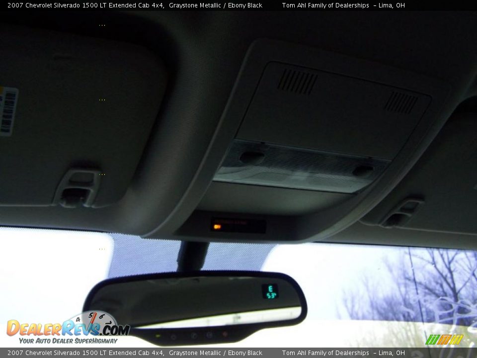 2007 Chevrolet Silverado 1500 LT Extended Cab 4x4 Graystone Metallic / Ebony Black Photo #21