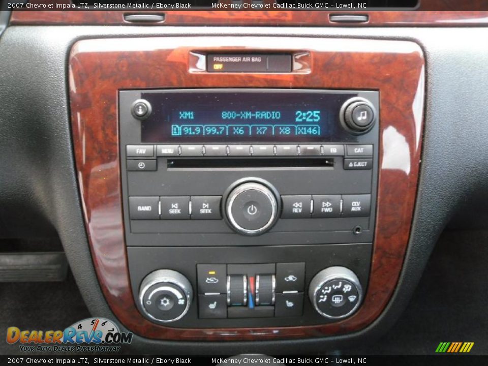 2007 Chevrolet Impala LTZ Silverstone Metallic / Ebony Black Photo #12