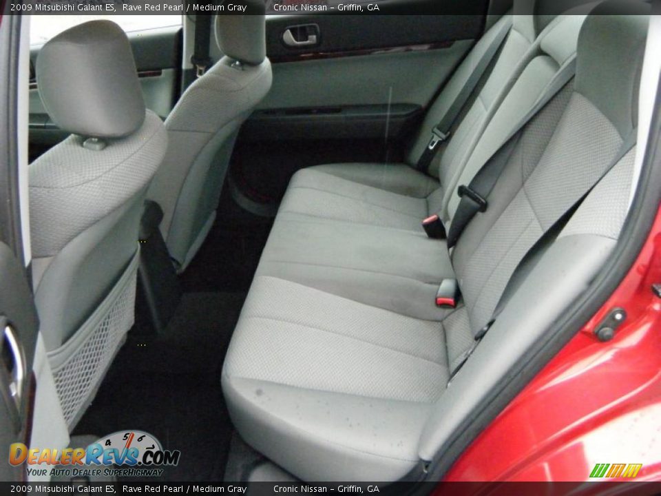 2009 Mitsubishi Galant ES Rave Red Pearl / Medium Gray Photo #11