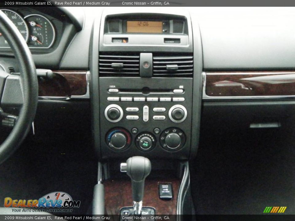2009 Mitsubishi Galant ES Rave Red Pearl / Medium Gray Photo #15