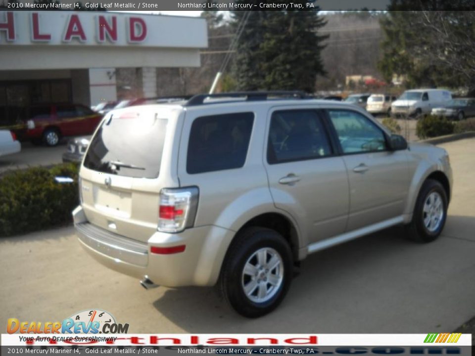 2010 Mercury Mariner I4 Gold Leaf Metallic / Stone Photo #2