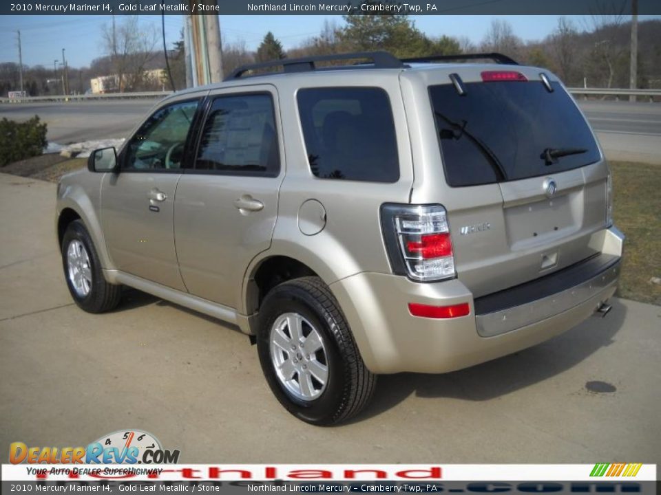 2010 Mercury Mariner I4 Gold Leaf Metallic / Stone Photo #4