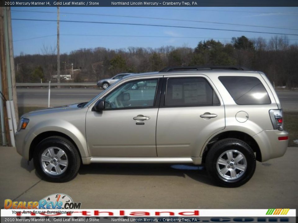 2010 Mercury Mariner I4 Gold Leaf Metallic / Stone Photo #5