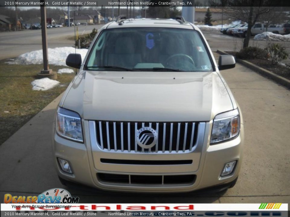 2010 Mercury Mariner I4 Gold Leaf Metallic / Stone Photo #13