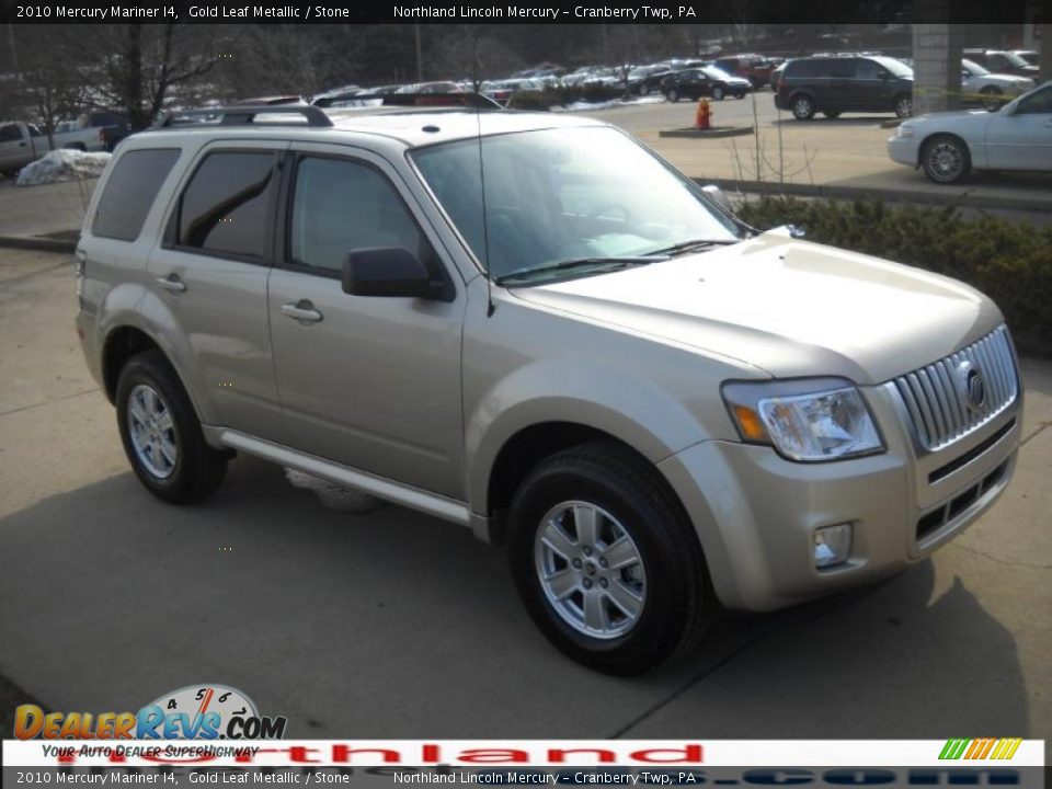 2010 Mercury Mariner I4 Gold Leaf Metallic / Stone Photo #14