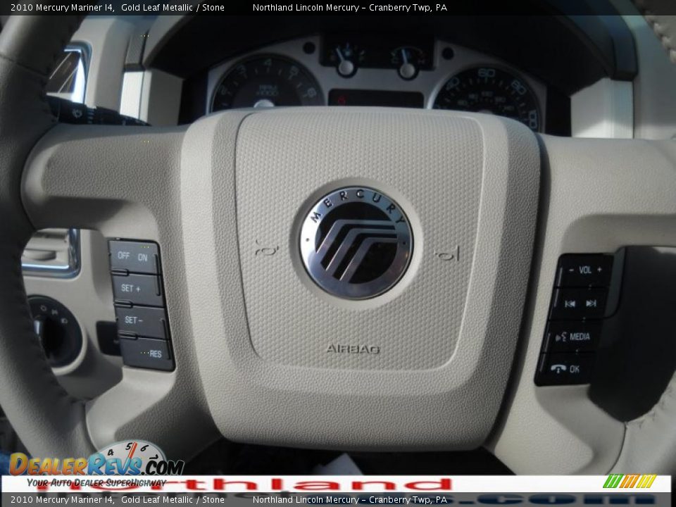 2010 Mercury Mariner I4 Gold Leaf Metallic / Stone Photo #19
