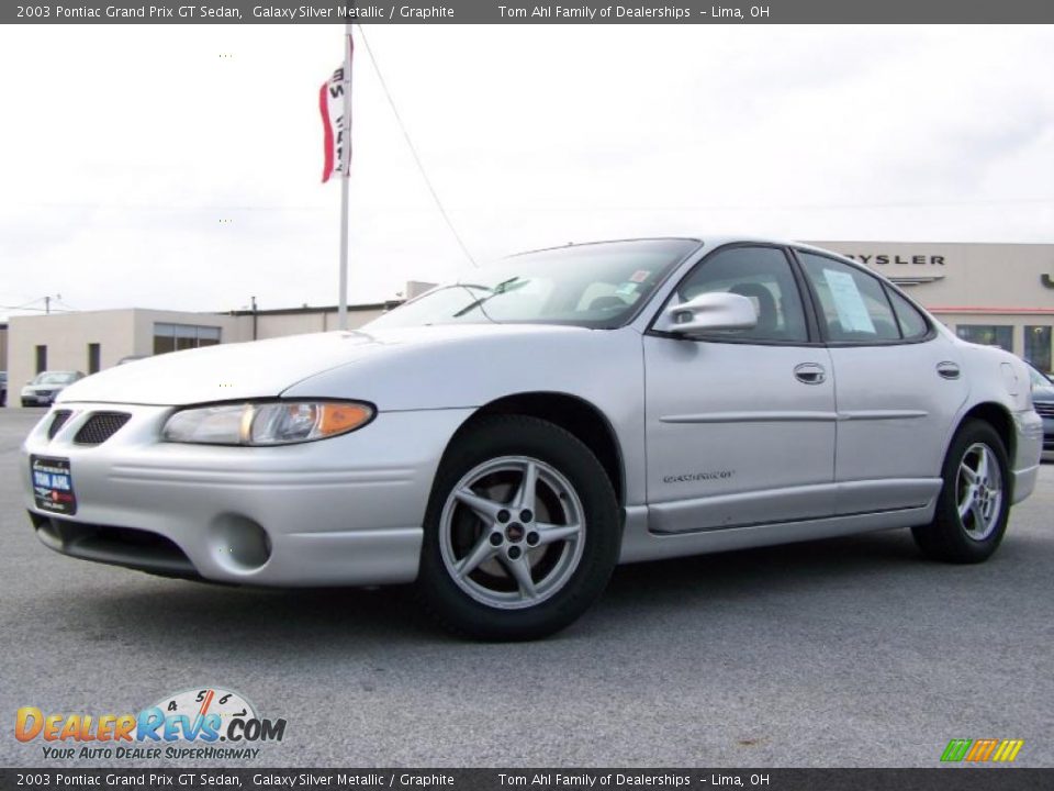 2003 Pontiac Grand Prix GT Sedan Galaxy Silver Metallic / Graphite Photo #5