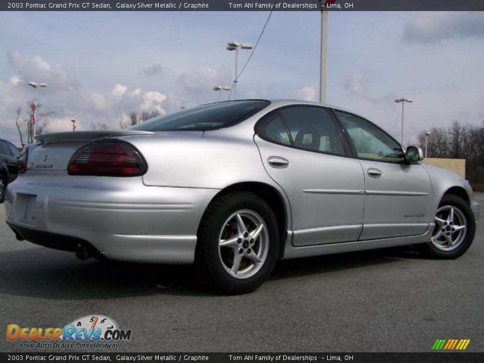 2003 Pontiac Grand Prix GT Sedan Galaxy Silver Metallic / Graphite Photo #7