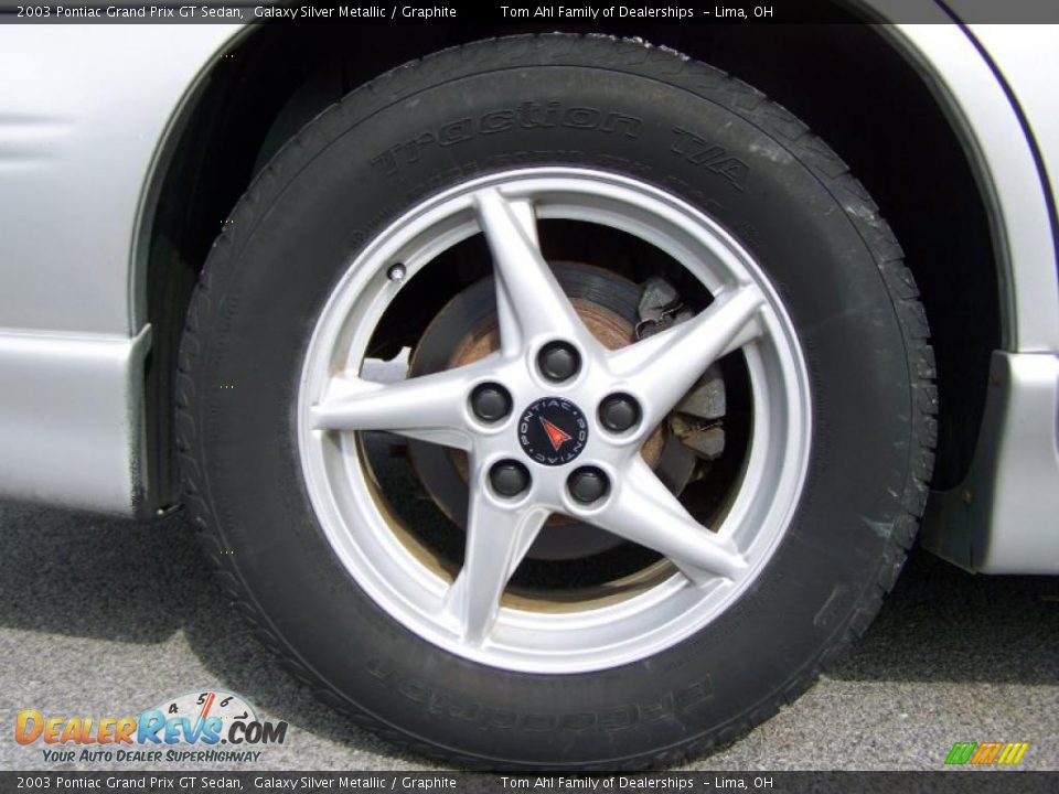 2003 Pontiac Grand Prix GT Sedan Galaxy Silver Metallic / Graphite Photo #8