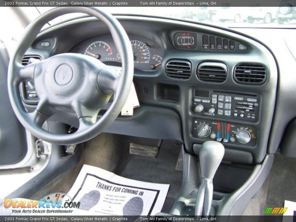 2003 Pontiac Grand Prix GT Sedan Galaxy Silver Metallic / Graphite Photo #14