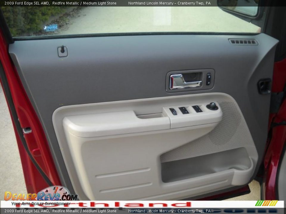 2009 Ford Edge SEL AWD Redfire Metallic / Medium Light Stone Photo #6