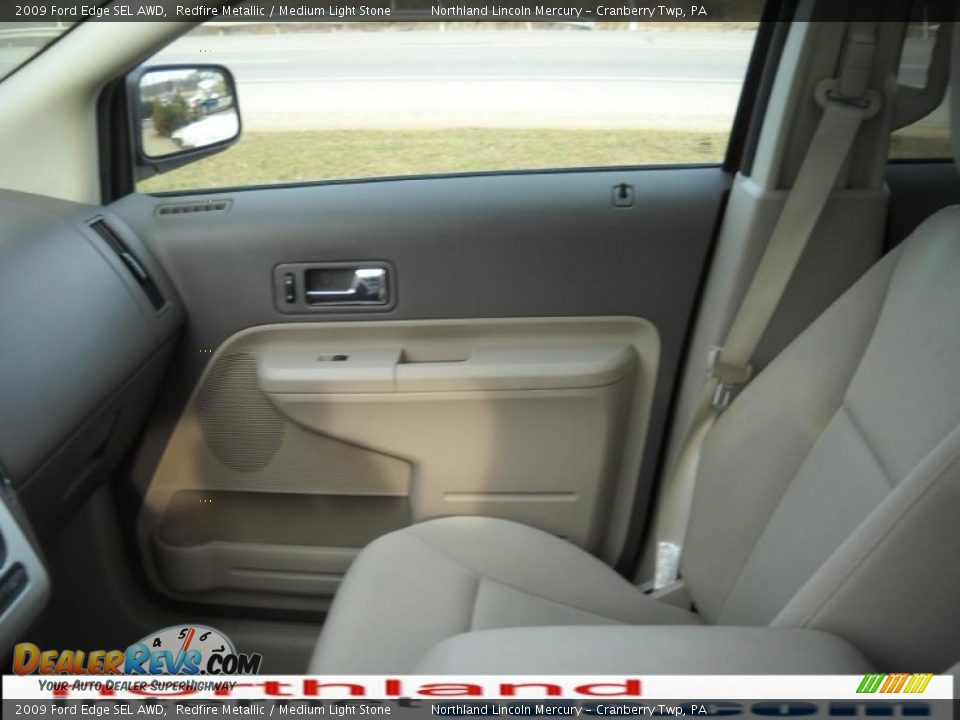 2009 Ford Edge SEL AWD Redfire Metallic / Medium Light Stone Photo #8