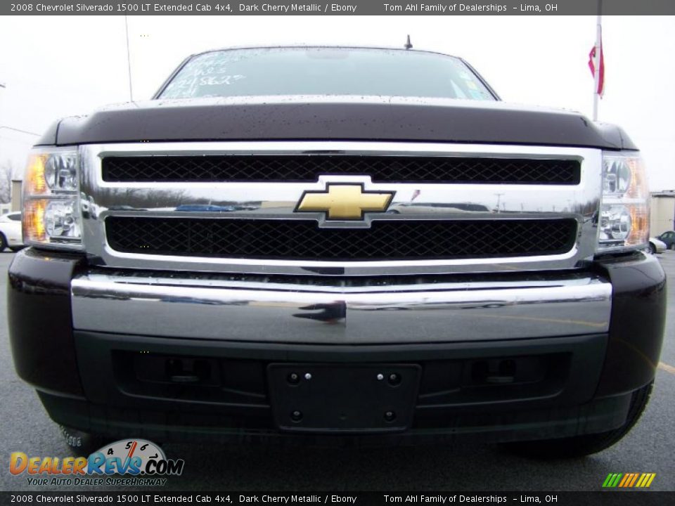 2008 Chevrolet Silverado 1500 LT Extended Cab 4x4 Dark Cherry Metallic / Ebony Photo #3