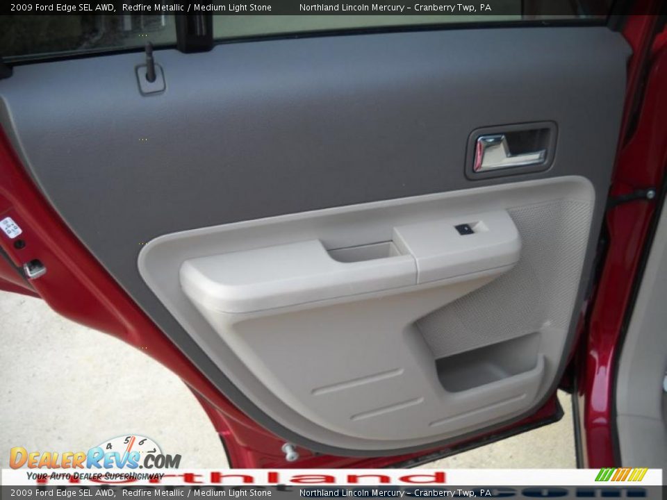 2009 Ford Edge SEL AWD Redfire Metallic / Medium Light Stone Photo #10