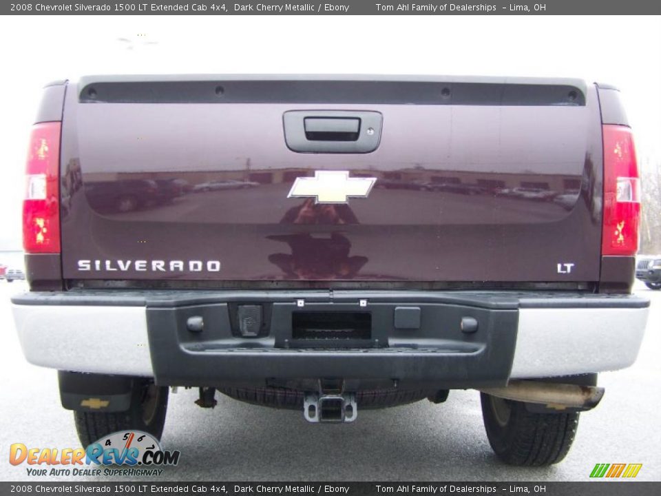 2008 Chevrolet Silverado 1500 LT Extended Cab 4x4 Dark Cherry Metallic / Ebony Photo #6