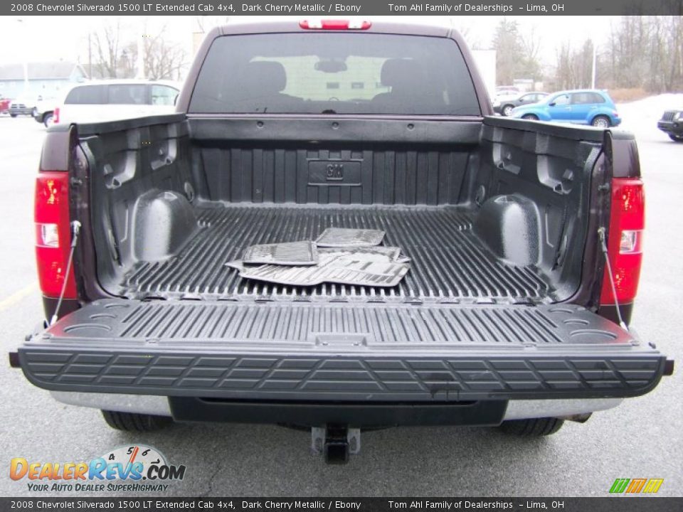 2008 Chevrolet Silverado 1500 LT Extended Cab 4x4 Dark Cherry Metallic / Ebony Photo #7