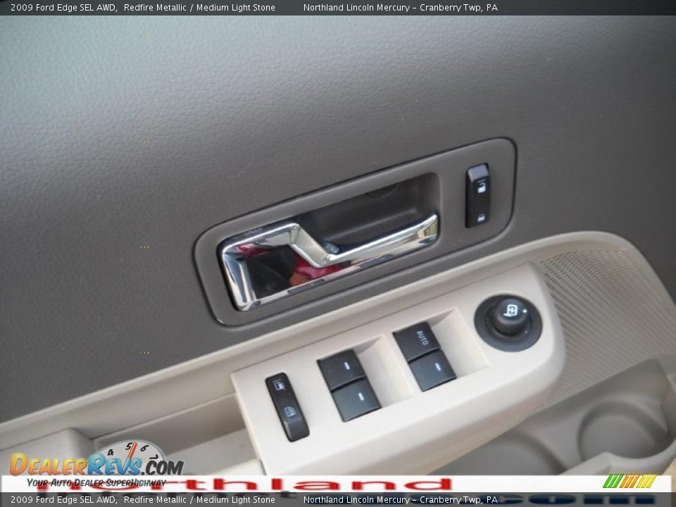 2009 Ford Edge SEL AWD Redfire Metallic / Medium Light Stone Photo #16