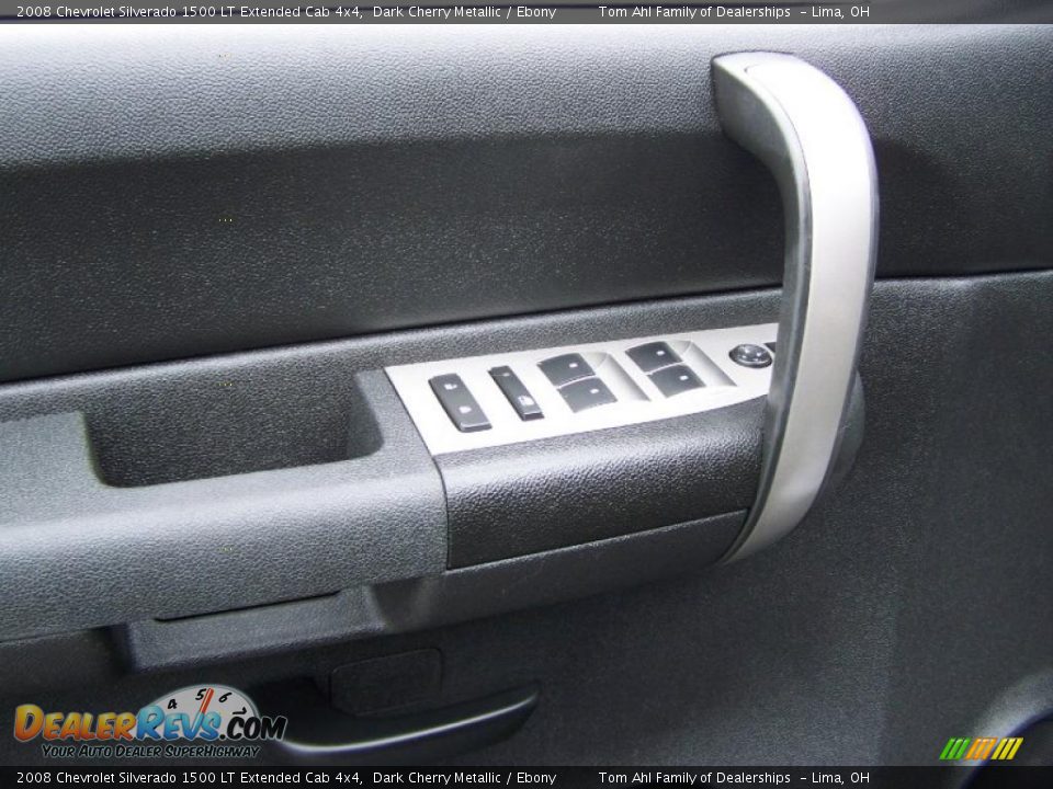 2008 Chevrolet Silverado 1500 LT Extended Cab 4x4 Dark Cherry Metallic / Ebony Photo #11