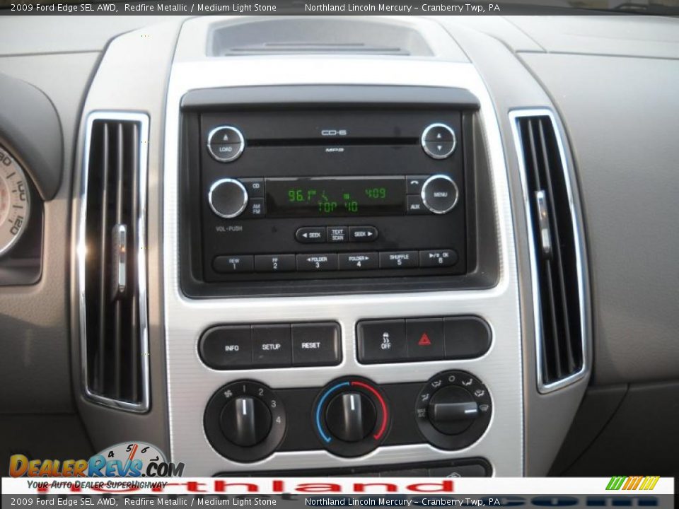 2009 Ford Edge SEL AWD Redfire Metallic / Medium Light Stone Photo #17
