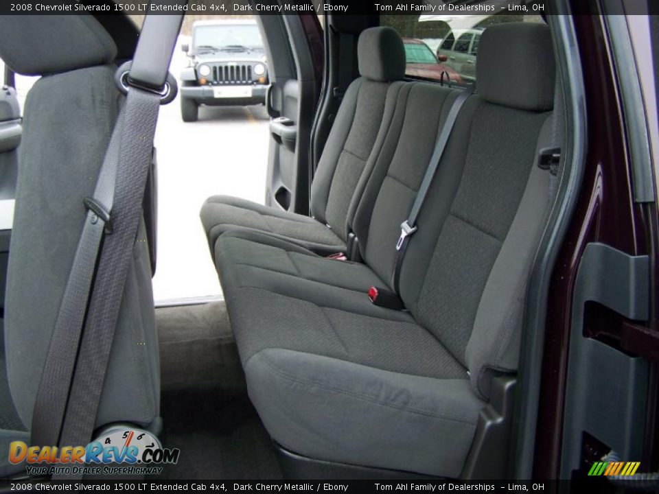 2008 Chevrolet Silverado 1500 LT Extended Cab 4x4 Dark Cherry Metallic / Ebony Photo #12
