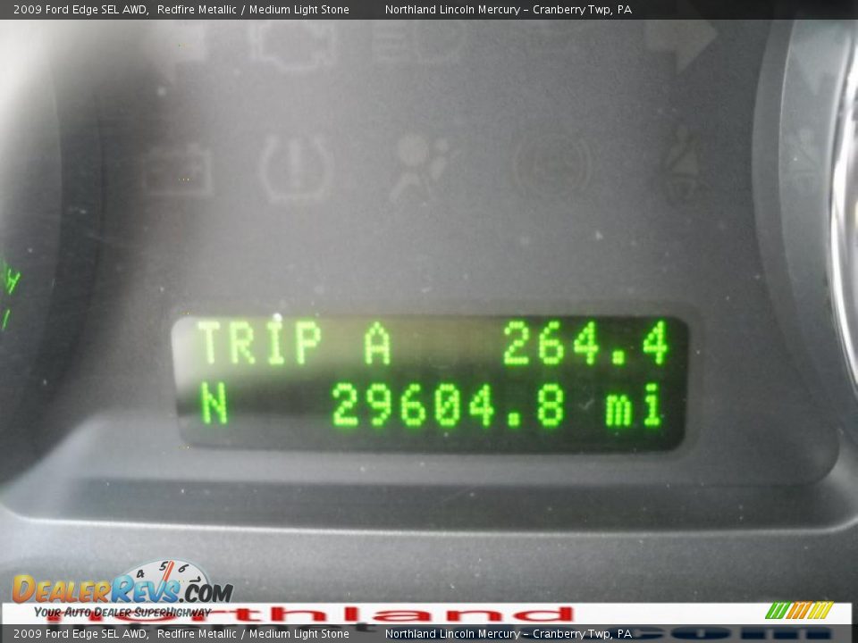 2009 Ford Edge SEL AWD Redfire Metallic / Medium Light Stone Photo #20