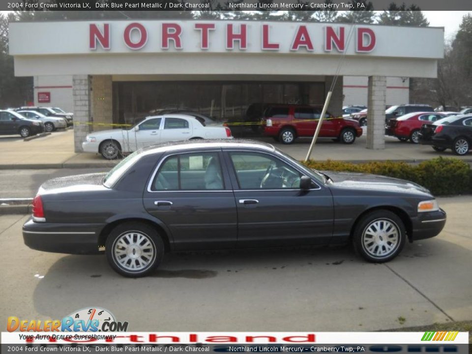 2004 Ford Crown Victoria LX Dark Blue Pearl Metallic / Dark Charcoal Photo #1