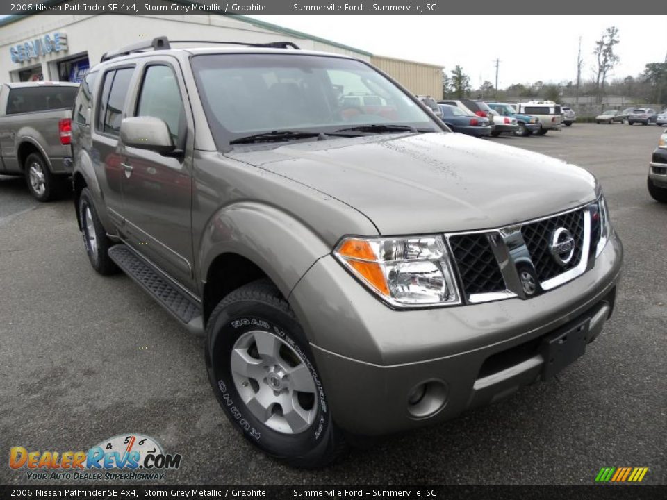 2006 Nissan Pathfinder SE 4x4 Storm Grey Metallic / Graphite Photo #1