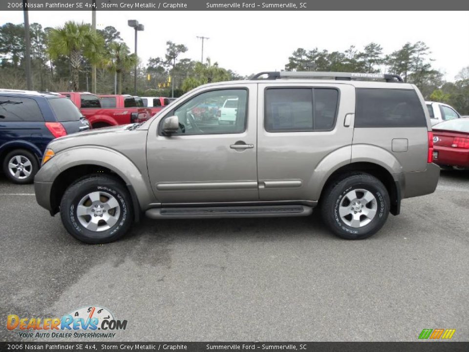 2006 Nissan Pathfinder SE 4x4 Storm Grey Metallic / Graphite Photo #2
