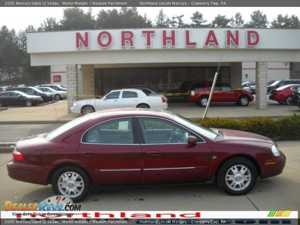 2005 Mercury Sable LS Sedan Merlot Metallic / Medium Parchment Photo #1