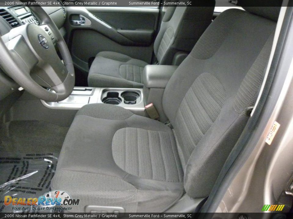 2006 Nissan Pathfinder SE 4x4 Storm Grey Metallic / Graphite Photo #4