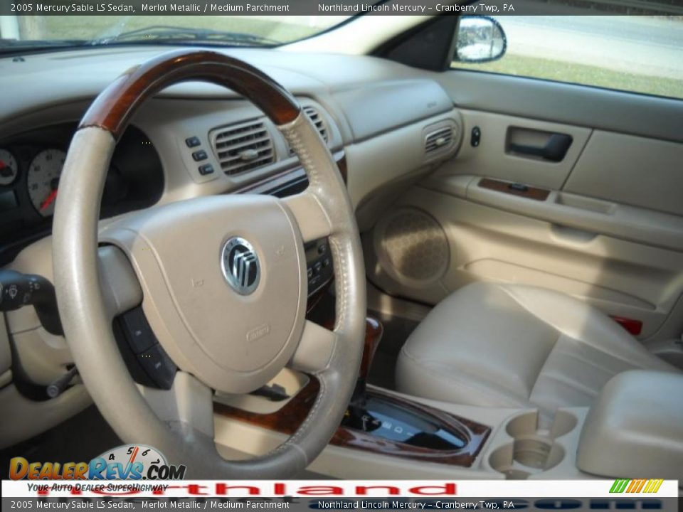 2005 Mercury Sable LS Sedan Merlot Metallic / Medium Parchment Photo #7